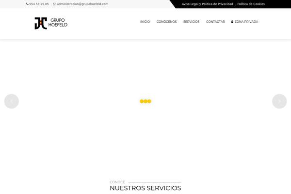 grupohoefeld.com site used Finance-hawk