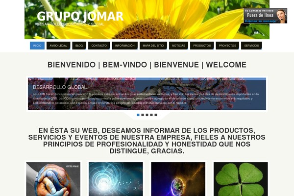 Parabola theme site design template sample