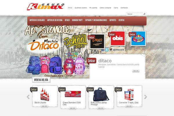 eStore theme site design template sample