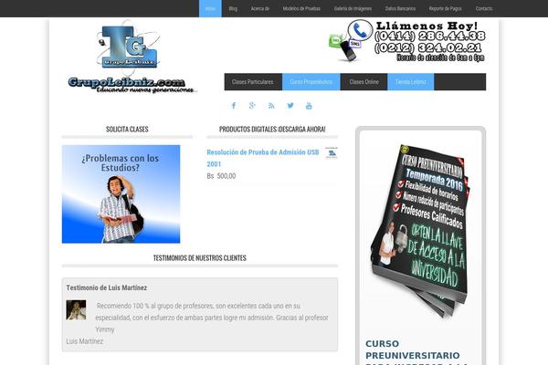 Metro Pro theme site design template sample