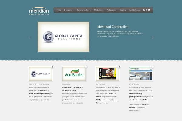 Feather theme site design template sample