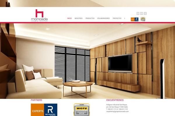 Modernist theme site design template sample