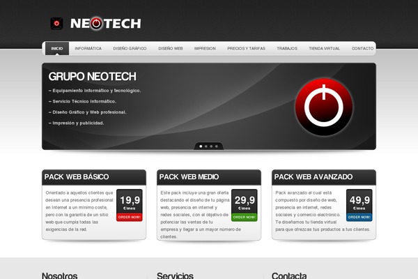 Phenomenon theme site design template sample