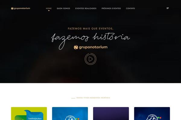 Infinite theme site design template sample