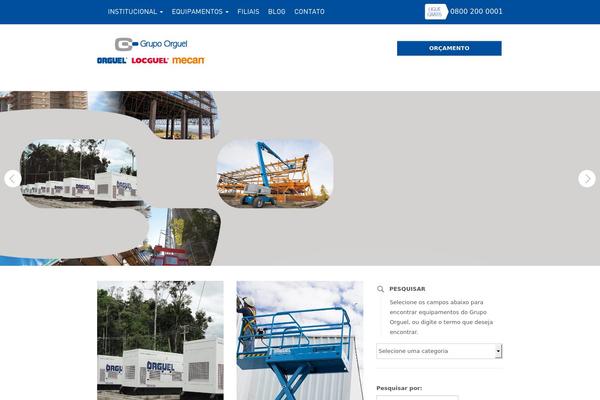 456Industry theme site design template sample