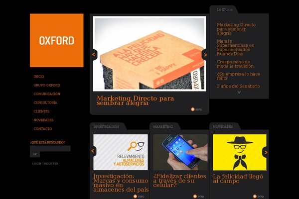 Oxford theme site design template sample