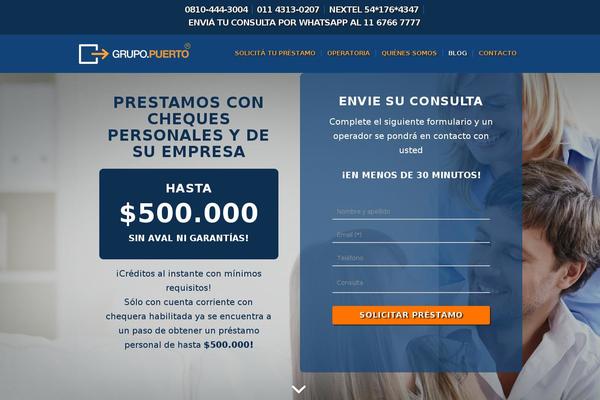 grupopuerto.com site used Chequesdeterceros