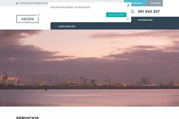 Transport-child theme site design template sample