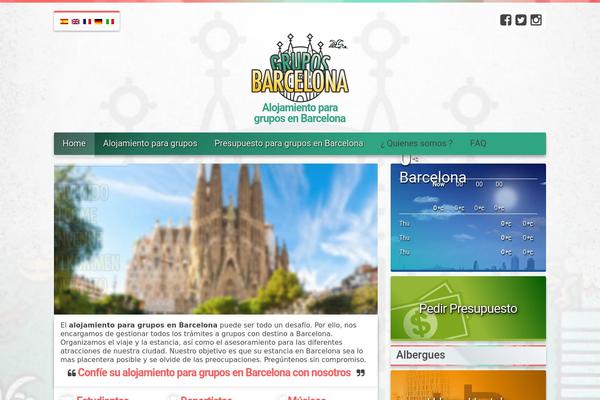 Duena theme site design template sample