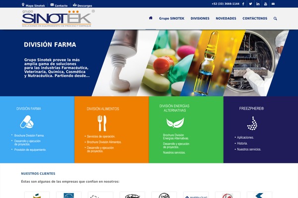 Enfold theme site design template sample
