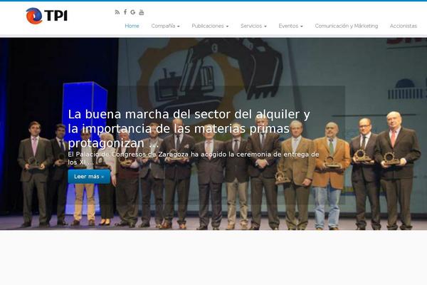 Industroz theme site design template sample
