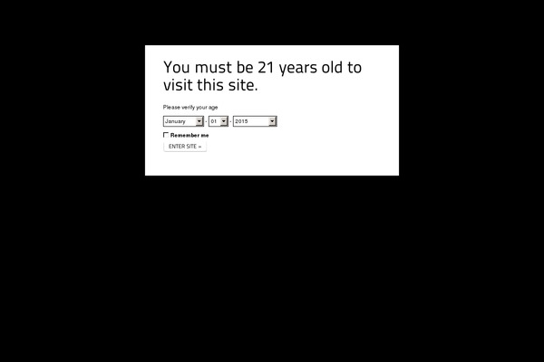 Site using Age Verify plugin