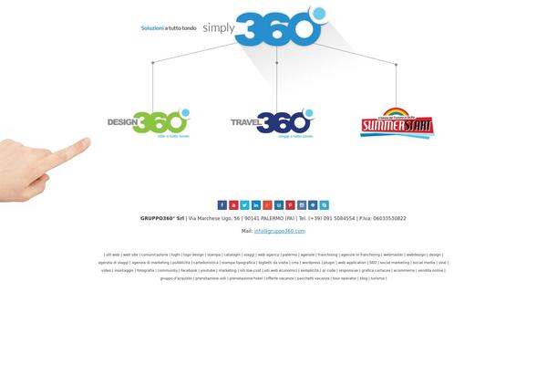 Mono theme site design template sample