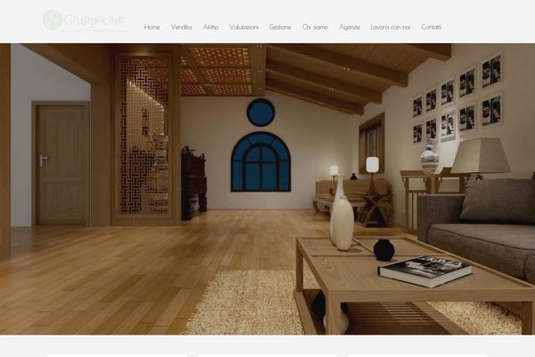 Light theme site design template sample