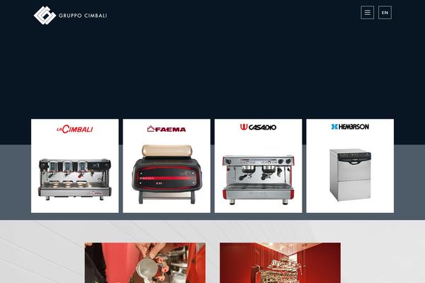 gruppocimbali.com site used Coffeeinspiration