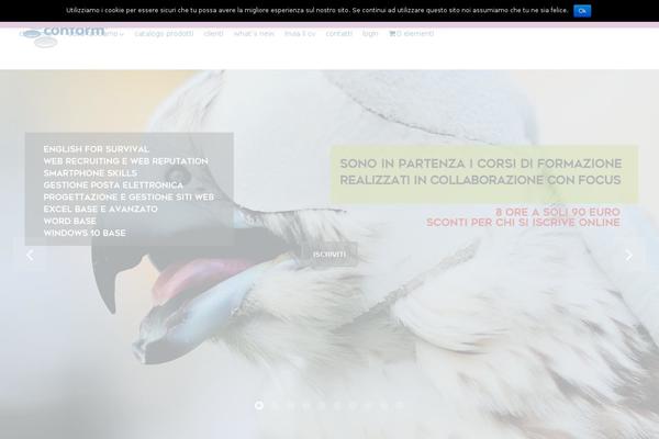 Site using cformsII - contact form plugin