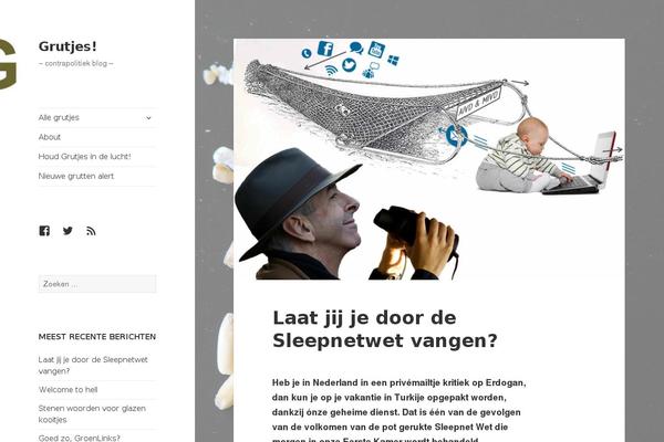 Twenty Fifteen theme site design template sample