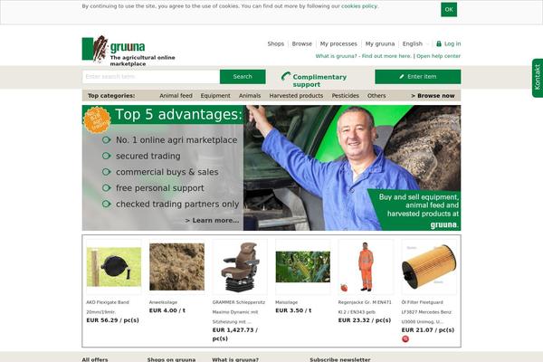 gruuna.com site used ColorMag