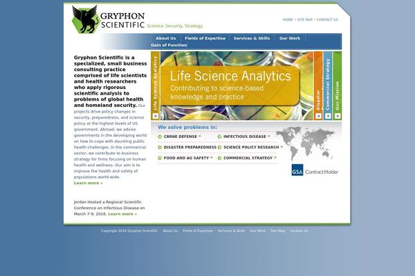 gryphonscientific.com site used Gryphon