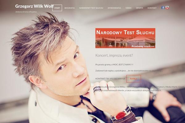 Music theme site design template sample