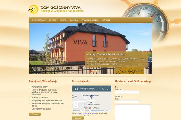 Viva theme site design template sample