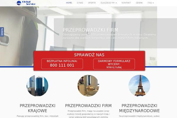 Customizr theme site design template sample