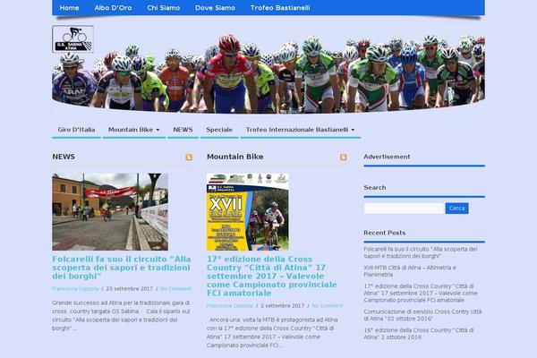 MesoColumn theme site design template sample