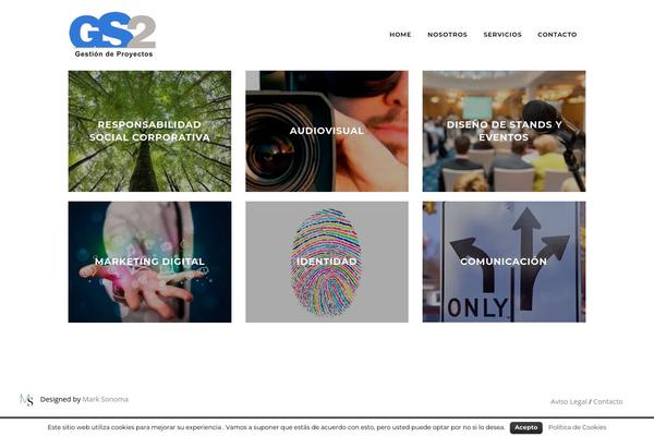 Bridge Child theme site design template sample