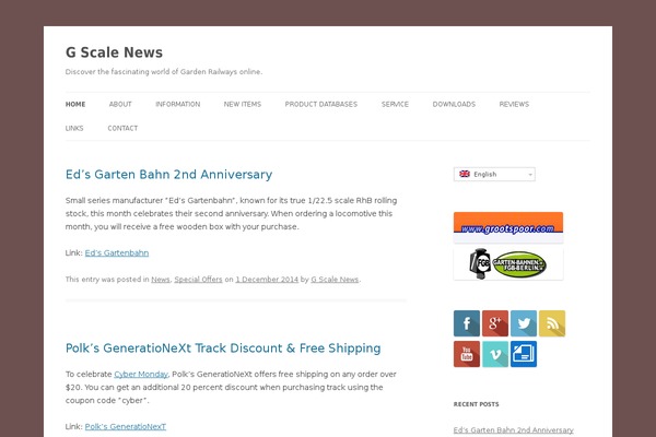 gscalenews.com site used Twentytwelvechild