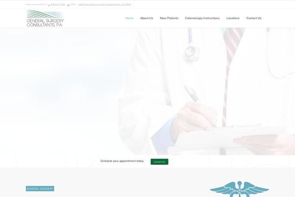 Elise theme site design template sample