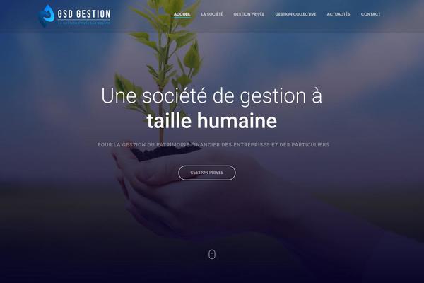 Quark-progression theme site design template sample