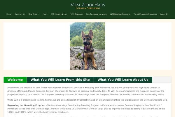 gsdpuppydog.com site used Gsdpuppydog-theme