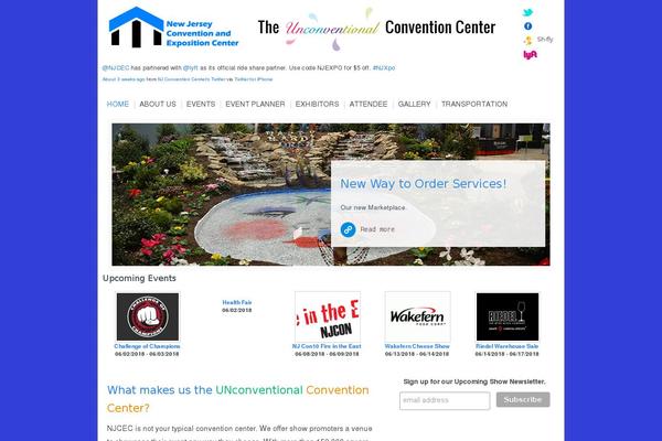 Evento theme site design template sample