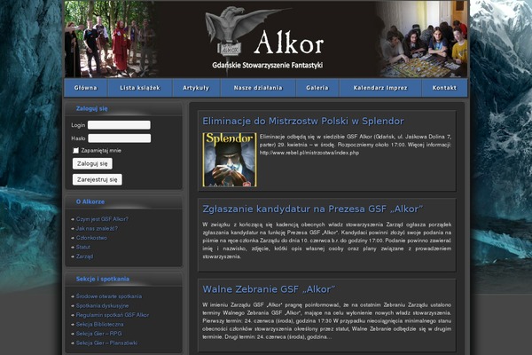 Ikarus theme site design template sample