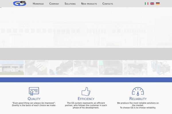 Gs theme site design template sample