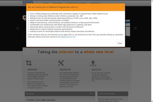 gsgsystems.com site used Gsg