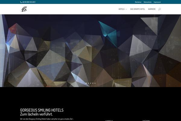 Divi theme site design template sample
