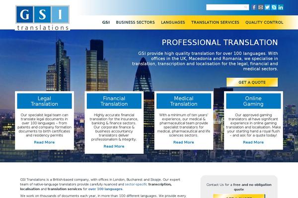 Site using Feature A Page Widget plugin