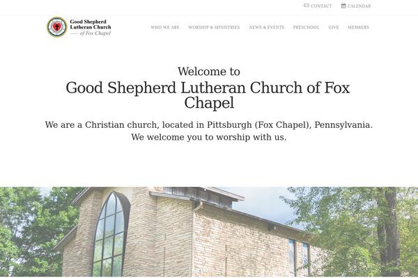 Church-suite theme site design template sample