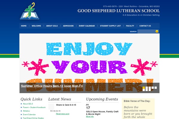 gslscolumbia.org site used Goodshep