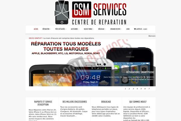Zenon theme site design template sample
