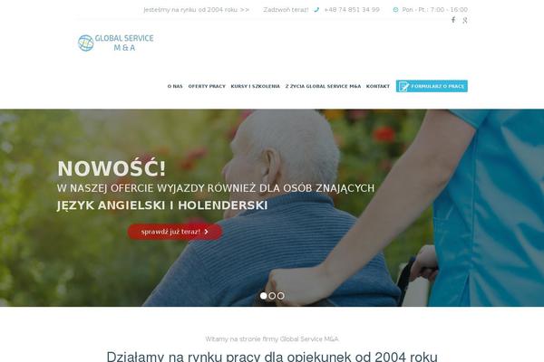 KindlyCare theme site design template sample