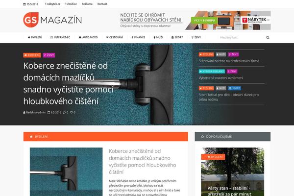 Master theme site design template sample