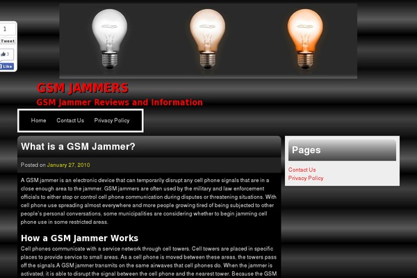 BW theme site design template sample