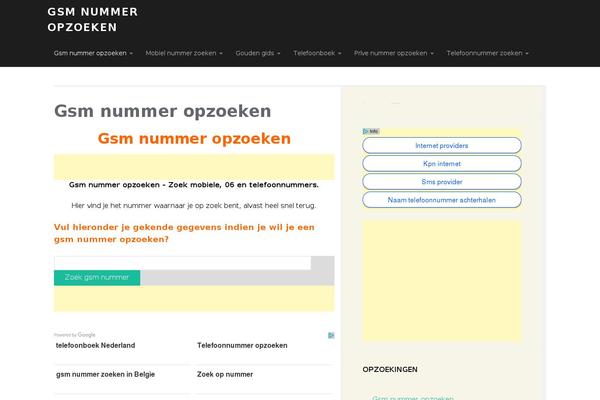 Delish theme site design template sample