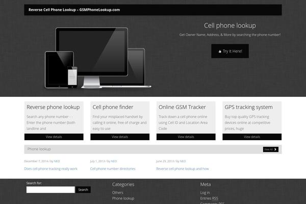 gsmphonelookup.com site used Sensitive