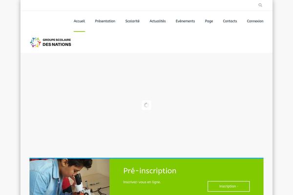Smarty theme site design template sample