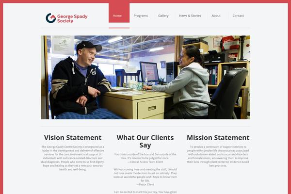 Echolake theme site design template sample
