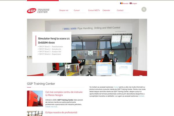 Industrial theme site design template sample