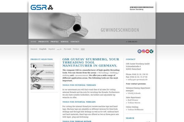 Impreza Child theme site design template sample